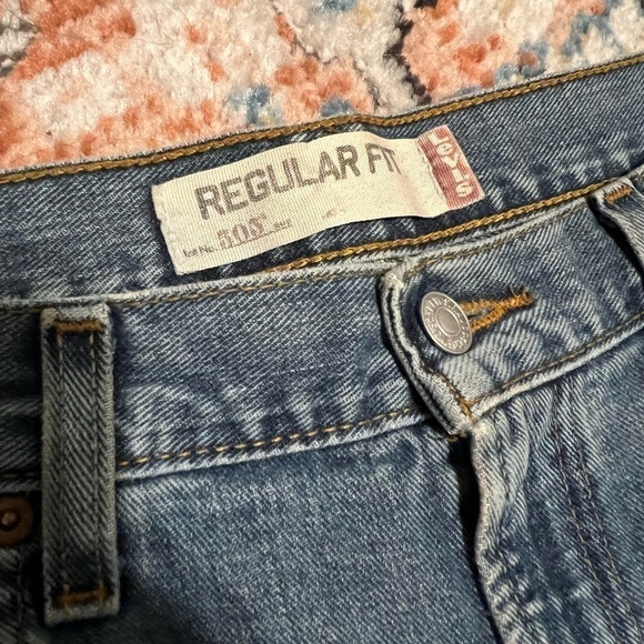 Levi’s 505 34x32 Medium Wash Jeans - Picture 8 of 9